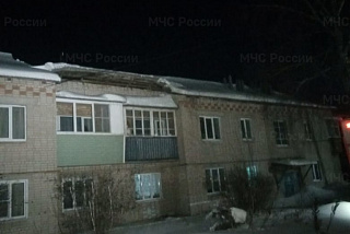 В Гаврилов Посаде произошло частичное проседание кровли многоквартирного дома (ФОТО)