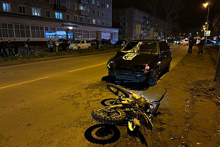 В прошедшую субботу в Вичуге произошло ДТП, в результате которого пострадали два подростка (ФОТО)