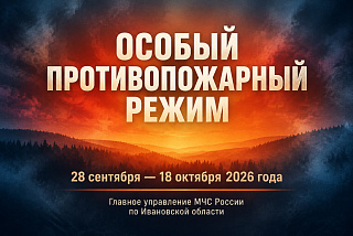 На территории Ивановской области вводится особый противопожарный режим