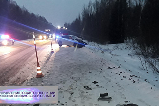 Столкновение автомобилей в Ивановской области (ФОТО)