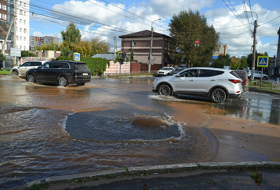В Иванове для выявления места повреждения проведено поэтапное отключение участков водопровода