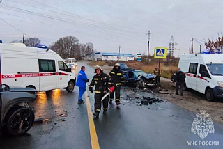 После ДТП на выезде из Шуи, трое попали в больницу (ФОТО)