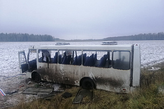 Жесткое ДТП с участием пассажирского автобуса в Ивановской области. Есть погибший (ФОТО, ВИДЕО)