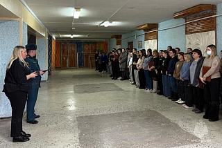В Тейковском многопрофильном колледже проведена тренировочная эвакуация (ФОТО)