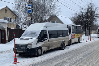 В Иванове ДТП с участием двух пассажирских автобусов (ФОТО)