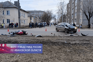 За сутки в Ивановской области зарегистрировали 2 ДТП с мототранспортом с пострадавшими (ФОТО)