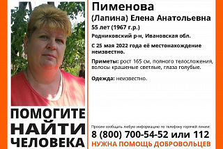 Почти месяц тому назад пропала жительница Родниковского района (ФОТО)